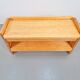 Vintage Pine Storage Bench, France, 1970s