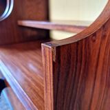 Pair of rosewood bedside tables, 1960s-70s