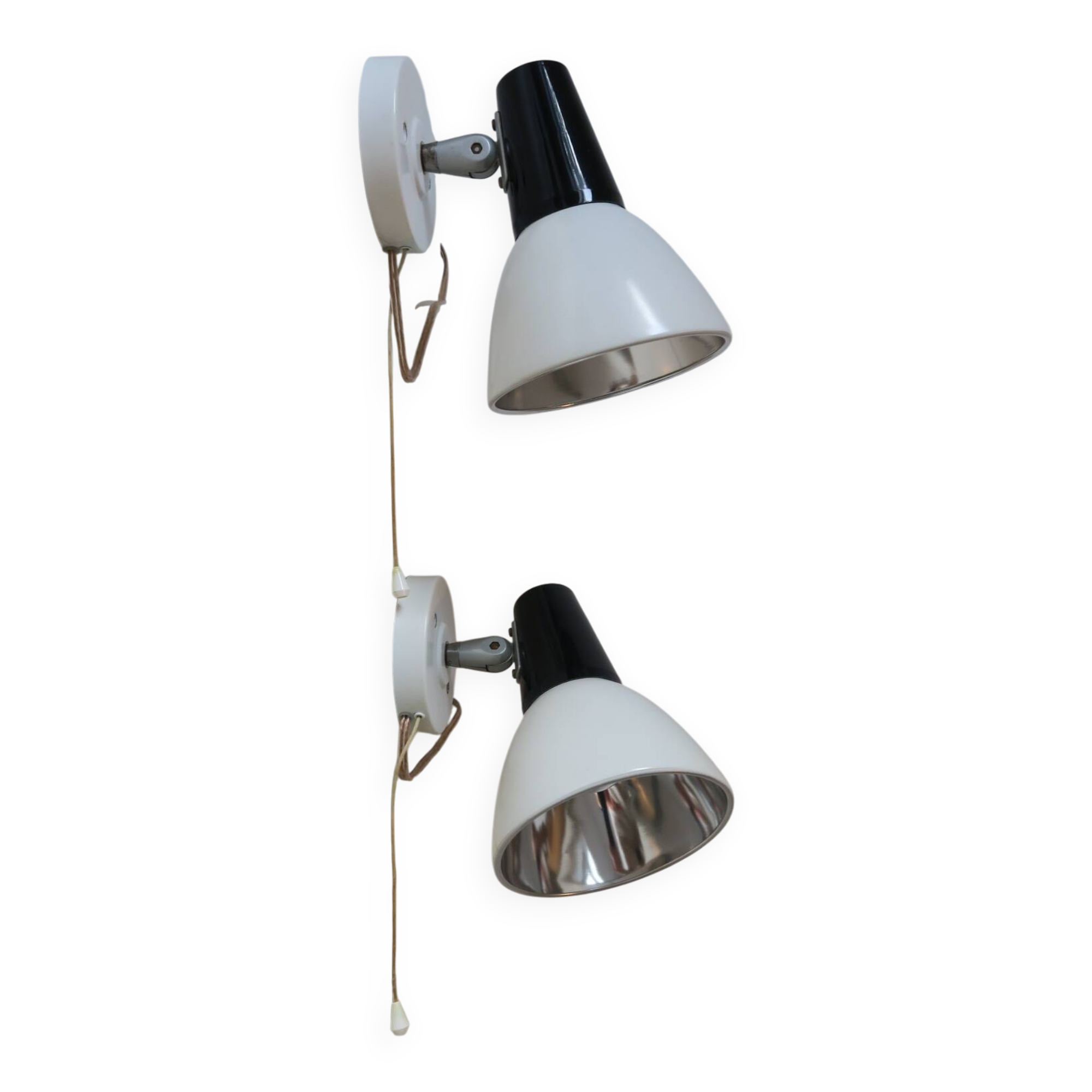2 Philips wall sconces, 1960s-70s