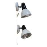 2 Philips wall sconces, 1960s-70s