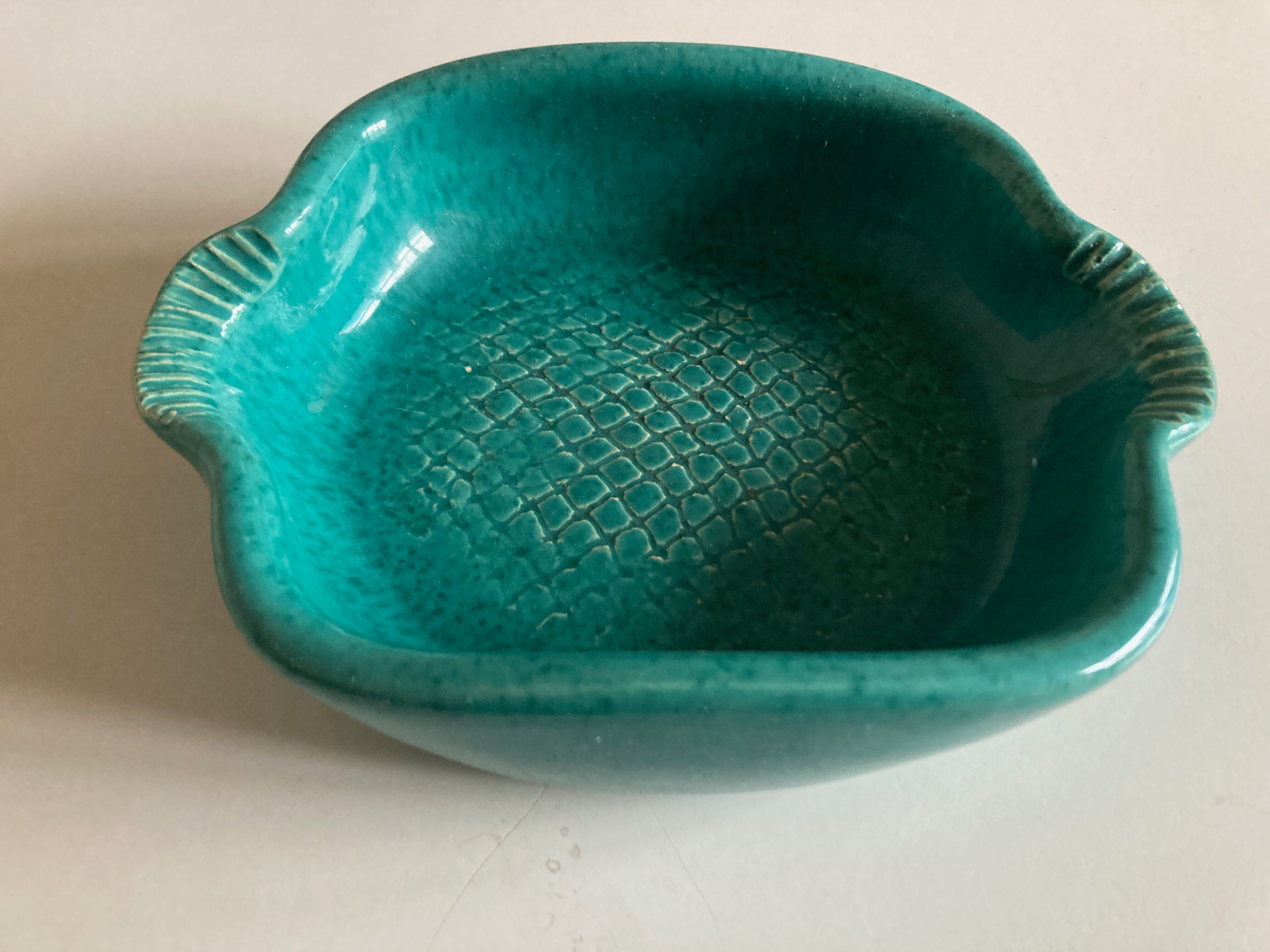 Empty ceramic fish pocket Vallauris 1960