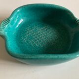 Empty ceramic fish pocket Vallauris 1960