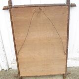 Old bamboo mirror 102 x 76 cm