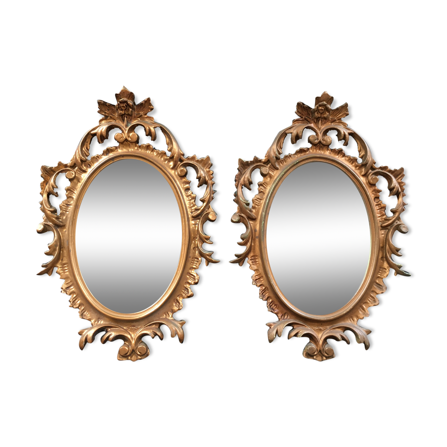Pair of baroque mirrors