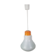 Light bulb with opaque glass hanging lamp