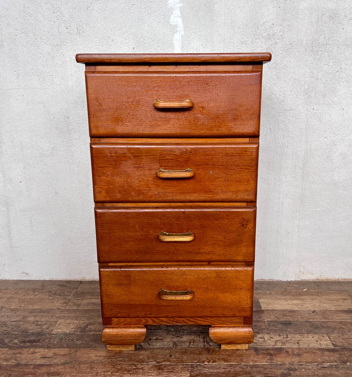 Vintage art deco weekly chest of drawers