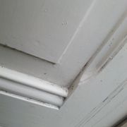 Pair of old beautiful white patina separation doors