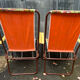 Pair of folding camping chairs