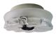 Mid Century modernist frosted glass flush mount ceiling or wall light fixture lamp, 1960s