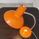 Orange and chrome articulated Cocotte lamp France 1970