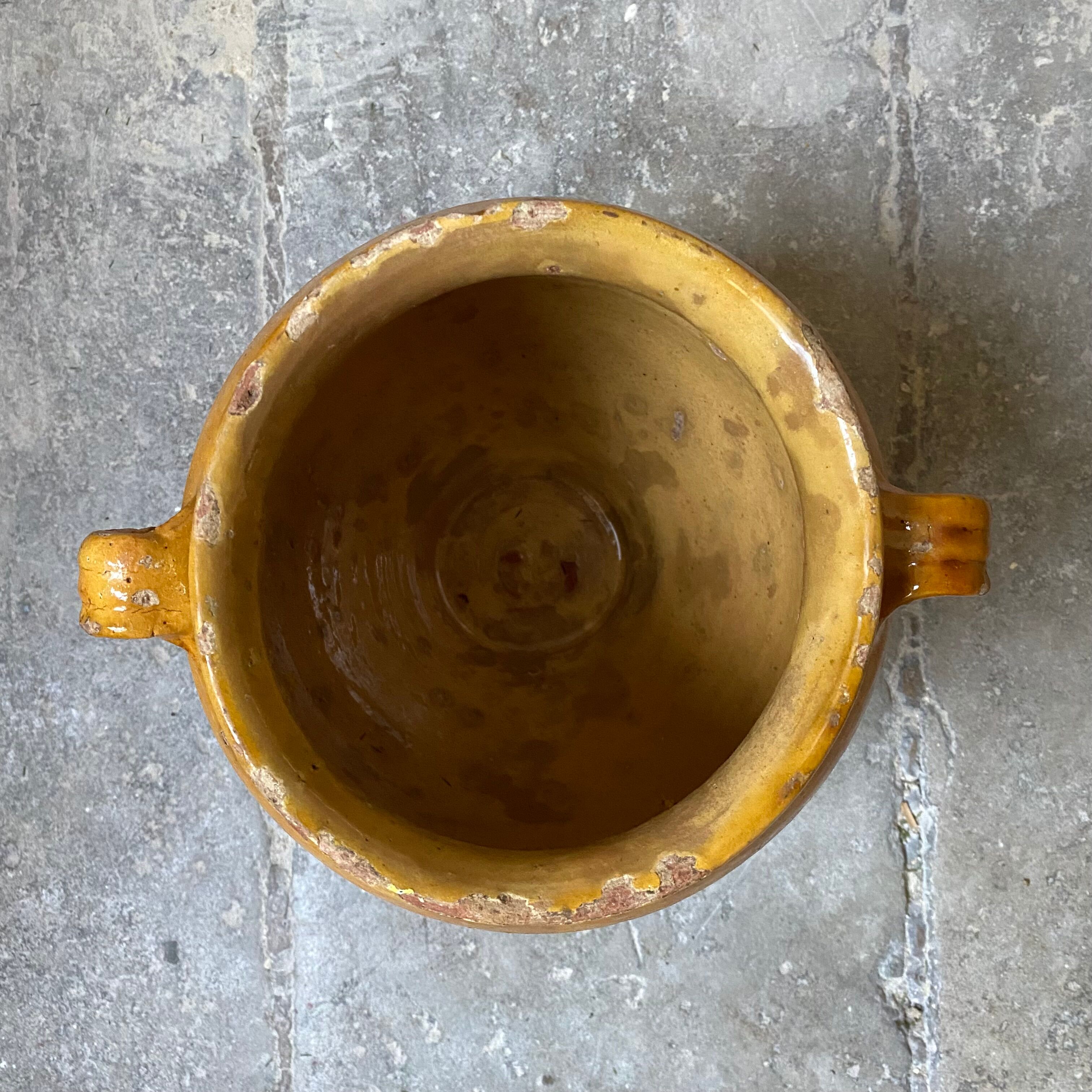 Yellow grease pot 26 cm