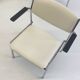 Fauteuils Gijs van der Sluis en cuir blanc