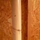 Rattan coat rack