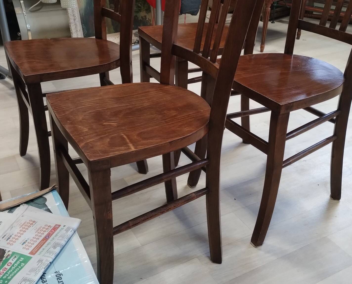 Set of 4 bistro chairs