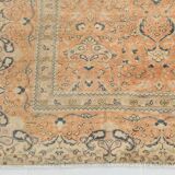 Grand Tapis Vintage Pêche & Beige – Motifs Fins, Tons Clairs, 298x400 Cm