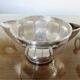 Art Deco silver-plated sauce boat with hallmark, 1920s-30s.