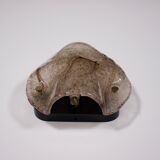 Murano wall lamps in blown glass.