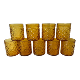 Vintage amber glasses