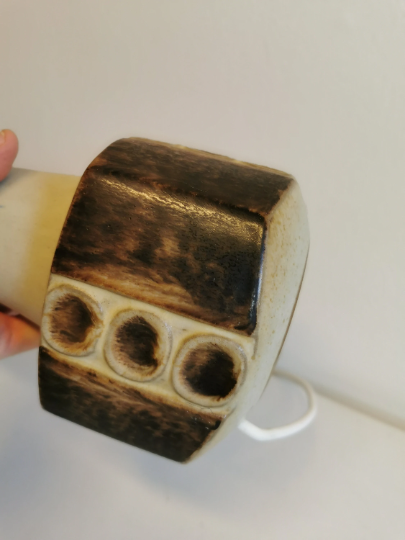 Ceramic table lamp, from danish michael andersen and son - bornholm-denmark