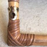 Vintage rattan shelf