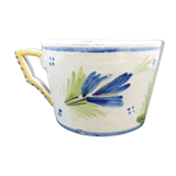 Quimper earthenware cup