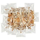 1 of 2 Superb Extra Large Crystal Wall Sconce by Kinkeldey, Germany, 1970s