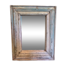 Miroir cadre bois patiné 76x95cm