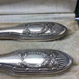 Stuffed silver salad cutlery