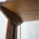 1960s teak floor/sky bookcase with shelves and compartment