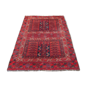 Ancien tapis d'orient turkmen engsi ersari - 203 x 137 cm