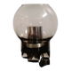 Table lamp with smoked glass by Sussmuth Leuchten 1970s
