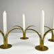 “Liljan” Candleholders — Ivar Ålenius-Björk for Ystad-Metall, Sweden, Late 1940s