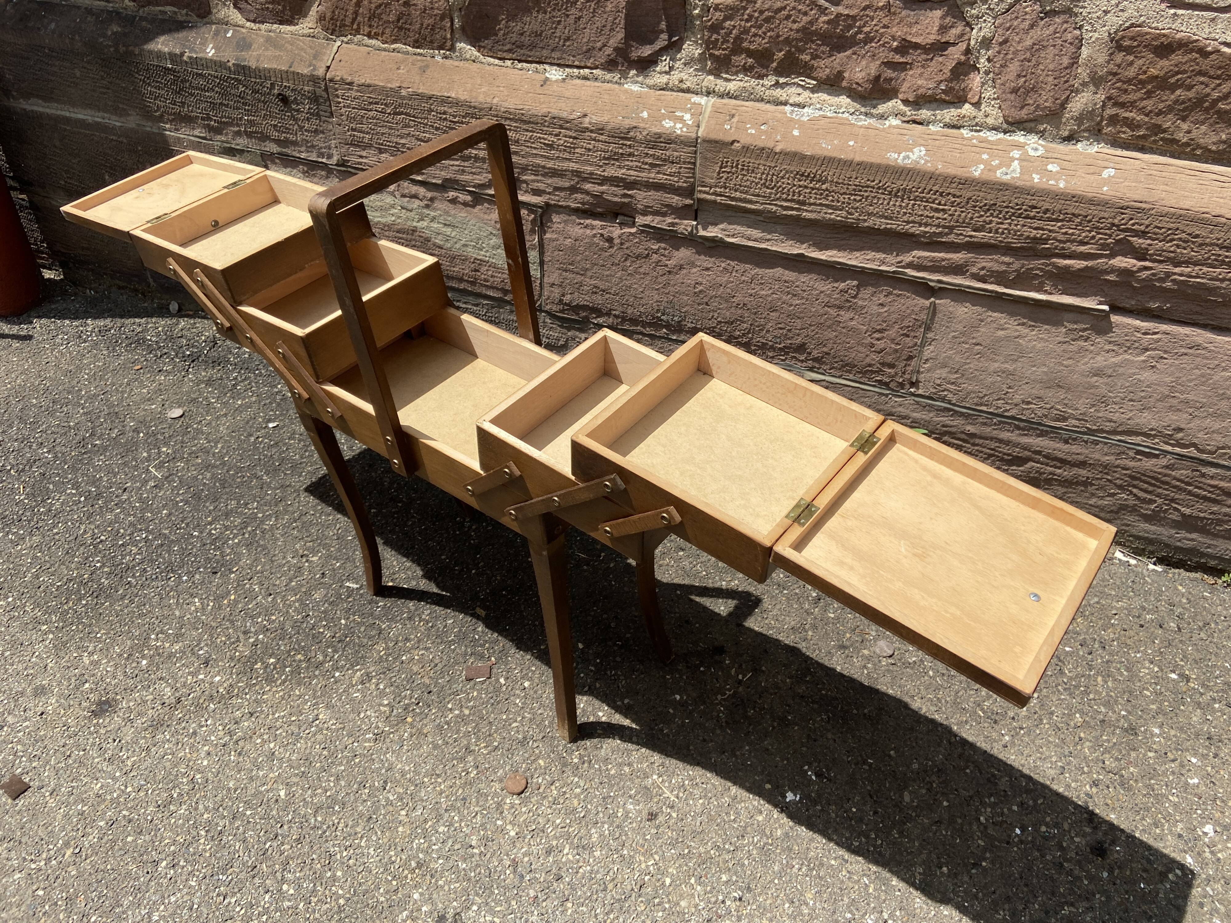 Vintage sewing basket