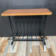 Vintage magazine holder with formica tablet