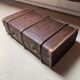 Antique travel trunk