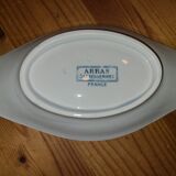 2 earthenware raviers of Sarreguemines model Arras