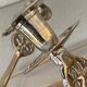 Pair of Art Nouveau style silver-plated metal candlesticks