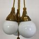 Lampe suspension art déco