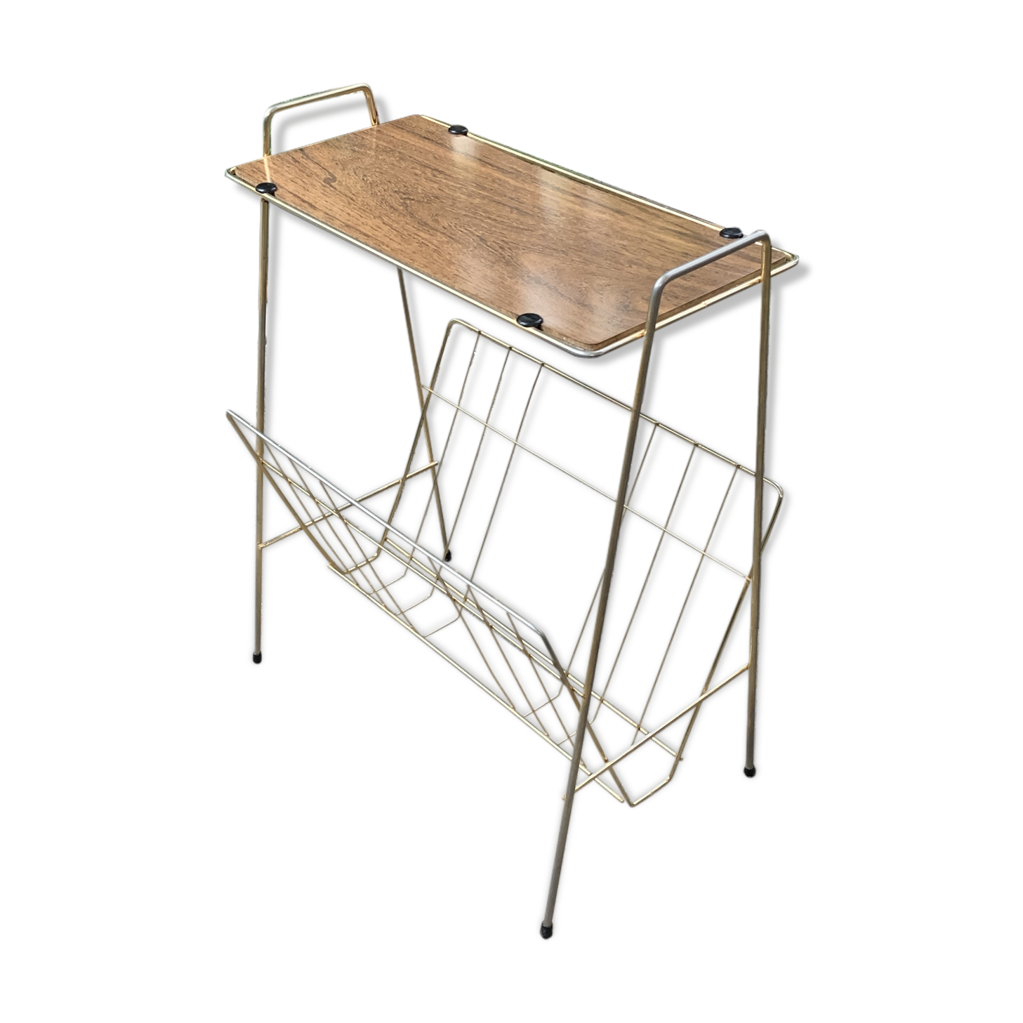 Formica compass foot magazine holder