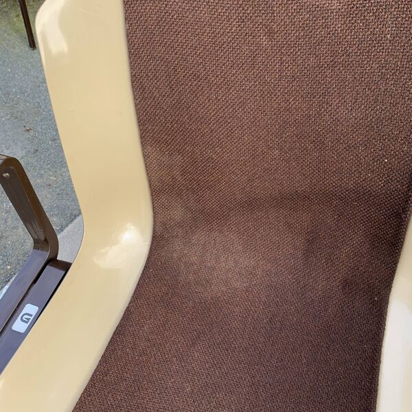 Set de 6 fauteuils bridges Albert Jacob / Grofillex 1970