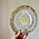 Yellow crystal bowl