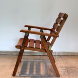 Folding wooden chair, 1970
