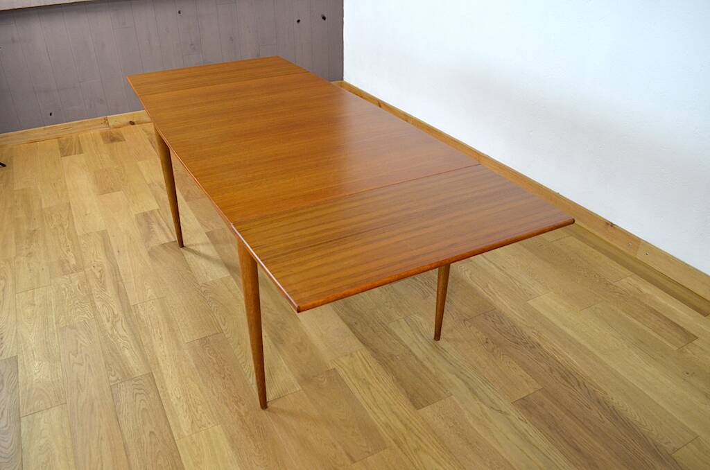 Vintage Scandinavian Teak Table 1960