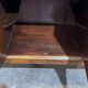 1930s English buffet bar in walnut and mahogany