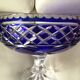 Lorraine Saint Nicholas blue crystal cup