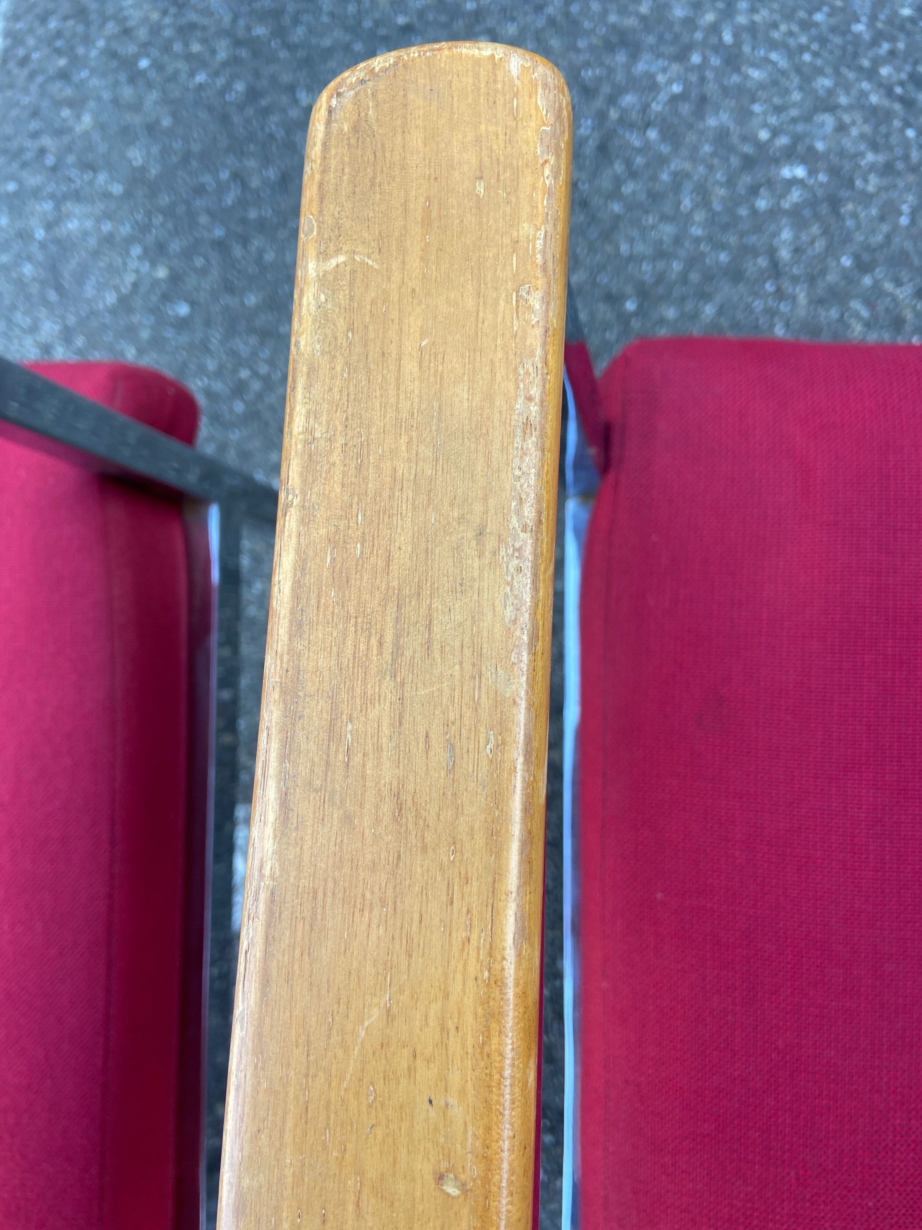 Pair of armchairs design Polsterstühle Röder & Söhne Frankfurt