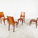 Set of 4 wood dining chairs by Philippe Starck 1989