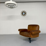 Vintage DE SEDE DS-31 brown leather armchair from the 1970s