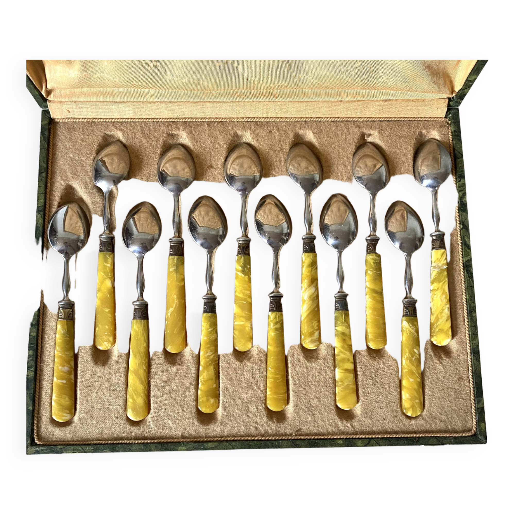 50s spoons in their box
