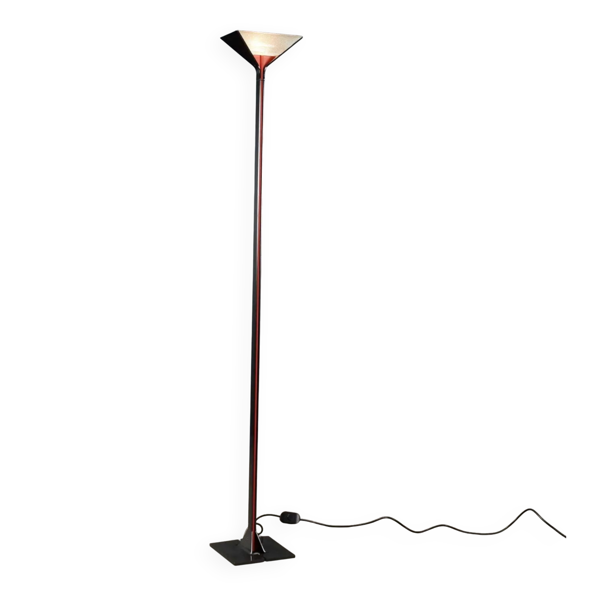 Flos Papillona floor lamp, vintage design, Tobia Scarpa, 1980s